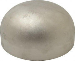 Merit Brass - 4" Grade 304L Stainless Steel Pipe End Cap - Butt Weld End Connections - Industrial Tool & Supply