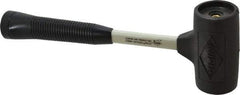 NUPLA - 32 oz Head 2" Face Diam Nonsparking Composite Dead Blow Hammer without Faces - 13" OAL, Fiberglass Handle - Industrial Tool & Supply