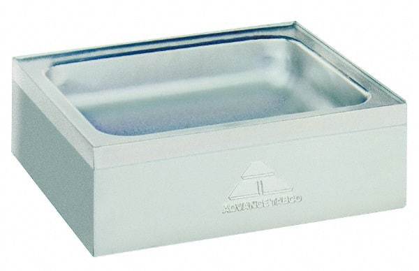 Eagle MHC - 16" Long x 19" Wide Inside, 1 Compartment, Grade 304 Stainless Steel Stainless Steel Mop Sink-Floor Mounted - 18 Gauge, 24-5/8" Long x 21-1/2" Wide x 12-1/2" High Outside, 8" Deep - Industrial Tool & Supply