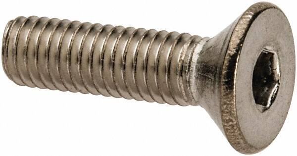 Value Collection - #10-32 UNF Hex Socket Drive, 82° Flat Screw - Grade 316 Stainless Steel, 3/4" OAL - Industrial Tool & Supply