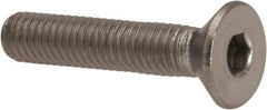 Value Collection - #10-32 UNF Hex Socket Drive, 82° Flat Screw - Grade 316 Stainless Steel, 1" OAL - Industrial Tool & Supply