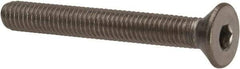 Value Collection - #10-32 UNF Hex Socket Drive, 82° Flat Screw - Grade 316 Stainless Steel, 1-1/2" OAL - Industrial Tool & Supply
