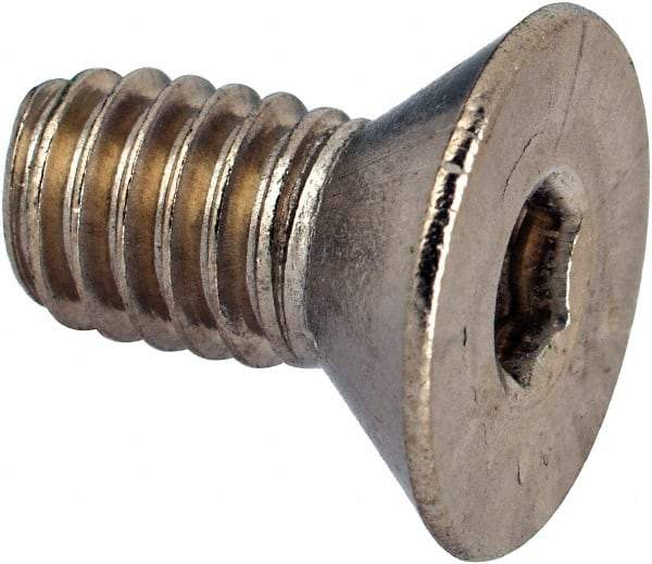 Value Collection - 5/16-18 UNC Hex Socket Drive, 82° Flat Screw - Grade 316 Stainless Steel, 5/8" OAL - Industrial Tool & Supply