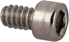 Value Collection - #4-40 UNC Hex Socket Drive, Socket Cap Screw - Grade 316 Stainless Steel, 3/16" Length Under Head - Industrial Tool & Supply