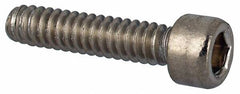 Value Collection - #4-40 UNC Hex Socket Drive, Socket Cap Screw - Grade 316 Stainless Steel, 1/2" Length Under Head - Industrial Tool & Supply