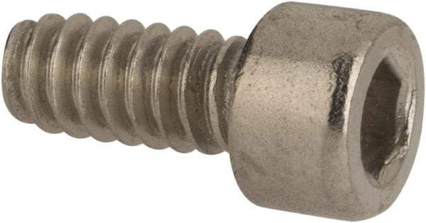 Value Collection - #6-32 UNC Hex Socket Drive, Socket Cap Screw - Grade 316 Stainless Steel, 5/16" Length Under Head - Industrial Tool & Supply