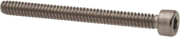 Value Collection - #6-32 UNC Hex Socket Drive, Socket Cap Screw - Grade 316 Stainless Steel, 1-1/2" Length Under Head - Industrial Tool & Supply