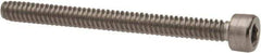 Value Collection - #6-32 UNC Hex Socket Drive, Socket Cap Screw - Grade 316 Stainless Steel, 1-1/2" Length Under Head - Industrial Tool & Supply