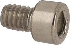 Value Collection - #8-32 UNC Hex Socket Drive, Socket Cap Screw - Grade 316 Stainless Steel, 1/4" Length Under Head - Industrial Tool & Supply