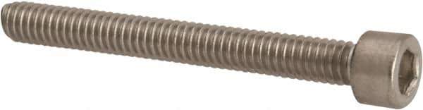 Value Collection - #8-32 UNC Hex Socket Drive, Socket Cap Screw - Grade 316 Stainless Steel, 1-1/2" Length Under Head - Industrial Tool & Supply