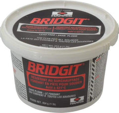 Harris Products - 1 Lb. Bridgit Flux - Jar Container - Exact Industrial Supply