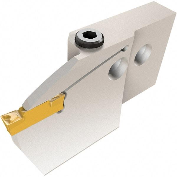 Iscar - 3mm Groove Width, 6mm Max Depth of Cut, Right Hand Cut, HGAE Indexable Grooving Blade - Series Heliface - Industrial Tool & Supply