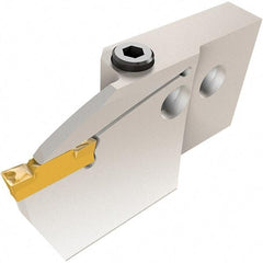 Iscar - 3mm Groove Width, 6mm Max Depth of Cut, Right Hand Cut, HGAE Indexable Grooving Blade - Series Heliface - Industrial Tool & Supply