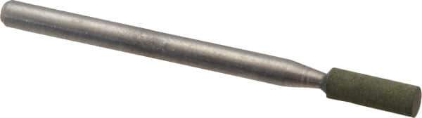 Cratex - 1/8" Max Diam x 3/8" Thick, Shape Code W145, Rubberized Point - Fine Grade, Aluminum Oxide - Industrial Tool & Supply