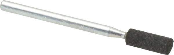 Cratex - 3/16" Max Diam x 1/2" Thick, Shape Code W154, Rubberized Point - Medium Grade, Aluminum Oxide - Industrial Tool & Supply