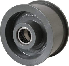 Browning - 2-1/2" Cast Iron Flat Face Idler - Drive Tighteners & Idlers - Industrial Tool & Supply
