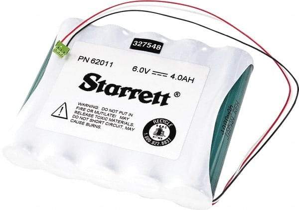 Starrett - Height Gage NiMH Battery - For Use with Altissimo Electronic Height Gages - Industrial Tool & Supply