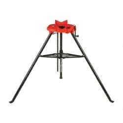 Value Collection - 1/8" to 6" Pipe Capacity, Portable Tristand Chain Vise - Industrial Tool & Supply