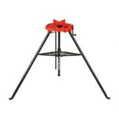 Value Collection - 1/8" to 6" Pipe Capacity, Portable Tristand Chain Vise - Industrial Tool & Supply