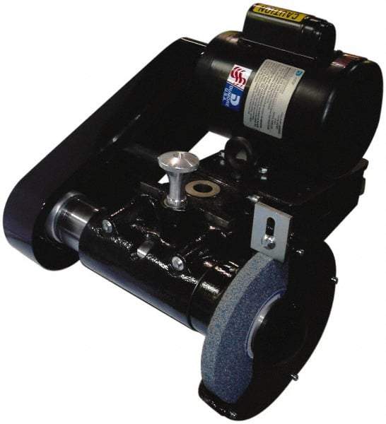 Dumore - Interchangeable, Internal and External Spindle, Tool Post Grinder - 3, 20 Inch Lathe Swing Compatibility, 1 hp, 220 and 440 Volts - Industrial Tool & Supply