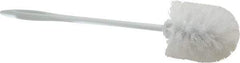 Rubbermaid - 14-1/2" OAL Toilet Bowl Brush - Polypropylene Bristles, 1-1/8" Bristle Length, 14-1/2" Plastic Handle, White - Industrial Tool & Supply