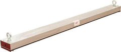 Shields Magnetics - 48" Long Suspended Magnetic Sweeper - 5" Wide x 2" High, 2 to 3" Clearance - Industrial Tool & Supply