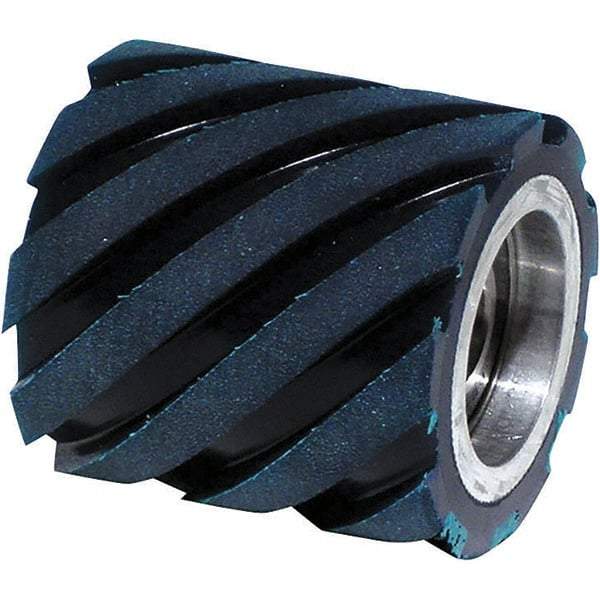 Dynabrade - 2" Diam x 2" Wide Contact Wheel Assembly - 1/2" Arbor Hole, Standard, 70 Duro Urethane Face - Industrial Tool & Supply