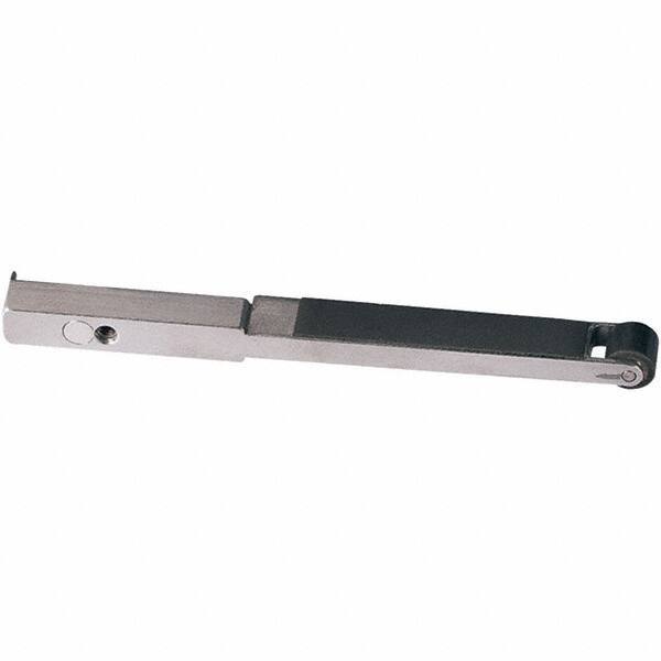 Dynabrade - 3/8" Wide Contact Arm - 1/2" Belt Width, Steel - Industrial Tool & Supply
