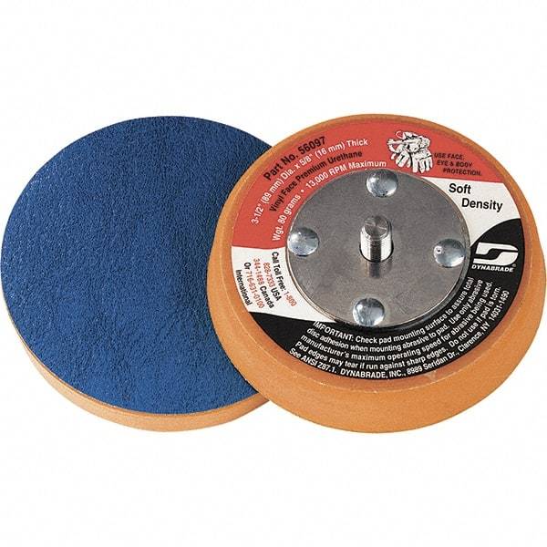 Dynabrade - 3" Diam Disc Backing Nonvacuum Replacement Pad - Soft Density, 13,000 RPM - Industrial Tool & Supply