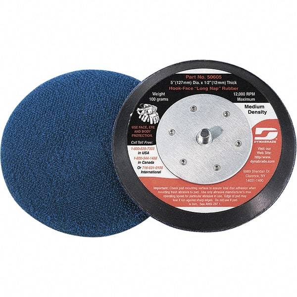 Dynabrade - 3" Diam Disc Backing Nonvacuum Replacement Pad - Medium Density, 13,000 RPM - Industrial Tool & Supply