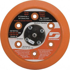 Dynabrade - 6" Diam Disc Backing Vacuum Replacement Pad - Medium Density, 13,000 RPM - Industrial Tool & Supply