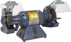 Baldor - 7" Wheel Diam x 1" Wheel Width, 1/2 hp Grinder - 5/8" Arbor Hole Diam, 1 Phase, 3,600 Max RPM, 115/230 Volts - Industrial Tool & Supply