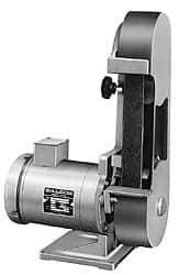 Baldor - 48 Inch Long x 2 Inch Wide Belt Grinder - 1.5 hp, 115/230 Volts, 3600 RPM Disc Speed, Vertical Belt, 6,000, 6300 Ft. per Min Belt Speed - Industrial Tool & Supply