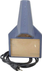 Baldor - Polycarbonate Flat Lighted Eye Shield - 3-3/4" Wide x 5-1/2" Long x 1/8" Thick, Direct Mount Base - Industrial Tool & Supply