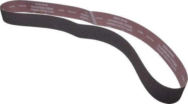 Norton - 2" Wide x 60" OAL, 60 Grit, Aluminum Oxide Abrasive Belt - Aluminum Oxide, Medium, Coated, X Weighted Cloth Backing, Series R228 - Industrial Tool & Supply