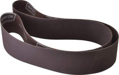 Norton - 2-1/2" Wide x 60" OAL, 120 Grit, Aluminum Oxide Abrasive Belt - Aluminum Oxide, Fine, Coated, X Weighted Cloth Backing, Series R228 - Industrial Tool & Supply
