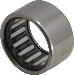 IKO - 0.591" Bore Diam, 1,780 Lb. Dynamic Capacity, 15 x 21 x 12mm, Caged, Open End, Shell Needle Roller Bearing - 0.827" Outside Diam, 0.472" Wide - Industrial Tool & Supply