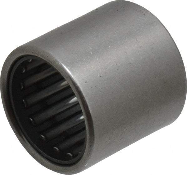IKO - 0.63" Bore Diam, 2,950 Lb. Dynamic Capacity, 16 x 22 x 22mm, Caged, Open End, Shell Needle Roller Bearing - 0.866" Outside Diam, 0.866" Wide - Industrial Tool & Supply
