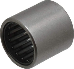 IKO - 0.63" Bore Diam, 2,950 Lb. Dynamic Capacity, 16 x 22 x 22mm, Caged, Open End, Shell Needle Roller Bearing - 0.866" Outside Diam, 0.866" Wide - Industrial Tool & Supply