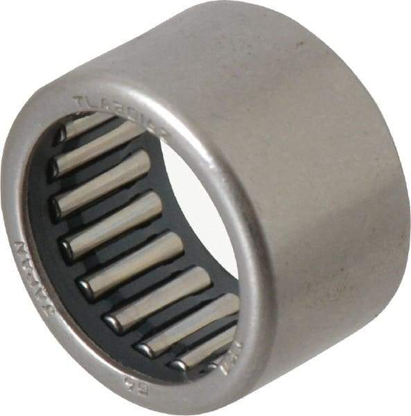 IKO - 0.787" Bore Diam, 2,850 Lb. Dynamic Capacity, 20 x 26 x 16mm, Caged, Open End, Shell Needle Roller Bearing - 1.024" Outside Diam, 0.63" Wide - Industrial Tool & Supply