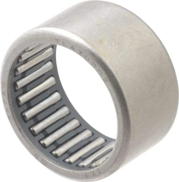 IKO - 1.181" Bore Diam, 4,950 Lb. Dynamic Capacity, 30 x 37 x 20mm, Caged, Open End, Shell Needle Roller Bearing - 1.457" Outside Diam, 0.787" Wide - Industrial Tool & Supply
