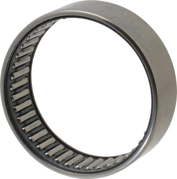 IKO - 2.165" Bore Diam, 7,100 Lb. Dynamic Capacity, 55 x 63 x 20mm, Caged, Open End, Shell Needle Roller Bearing - 2.48" Outside Diam, 0.787" Wide - Industrial Tool & Supply