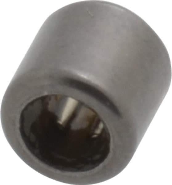 INA Bearing - 1/8" Bore Diam, 240 Lb. Dynamic Capacity, 1/8 x 1/4 x 1/4", Caged, Open End, Shell Needle Roller Bearing - 1/4" Outside Diam, 1/4" Wide - Industrial Tool & Supply