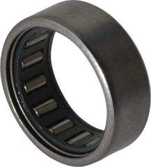 IKO - 3/4" Bore Diam, 1,600 Lb. Dynamic Capacity, 3/4 x 1 x 3/8", Caged, Open End, Shell Needle Roller Bearing - 1" Outside Diam, 3/8" Wide - Industrial Tool & Supply