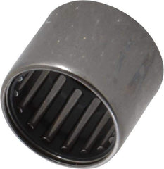 IKO - 13/16" Bore Diam, 4,150 Lb. Dynamic Capacity, 13/16 x 1-1/16 x 7/8", Caged, Open End, Shell Needle Roller Bearing - 1-1/16" Outside Diam, 7/8" Wide - Industrial Tool & Supply