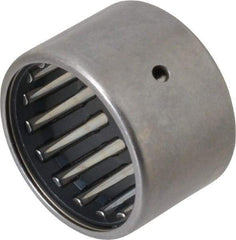 IKO - 7/8" Bore Diam, 3,800 Lb. Dynamic Capacity, 7/8 x 1-1/8 x 3/4", Caged, Open End, Shell Needle Roller Bearing - 1-1/8" Outside Diam, 3/4" Wide - Industrial Tool & Supply