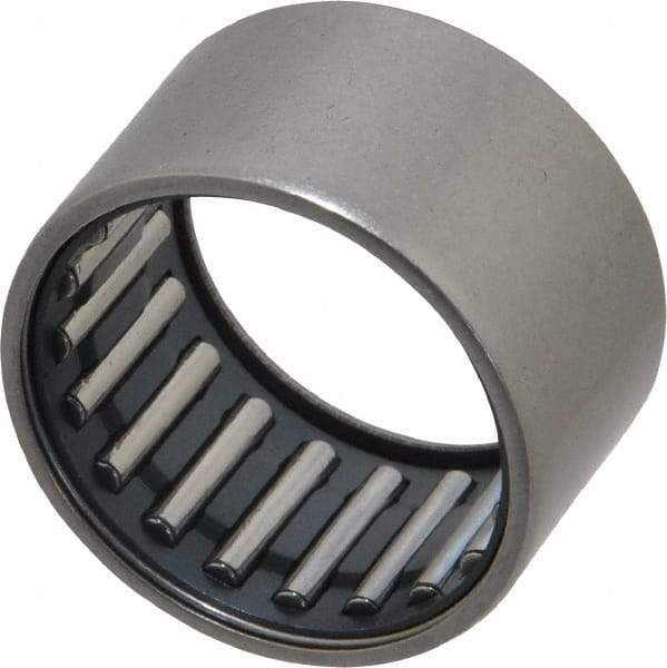 IKO - 1" Bore Diam, 4,150 Lb. Dynamic Capacity, 1 x 1-1/4 x 3/4", Caged, Open End, Shell Needle Roller Bearing - 1-1/4" Outside Diam, 3/4" Wide - Industrial Tool & Supply