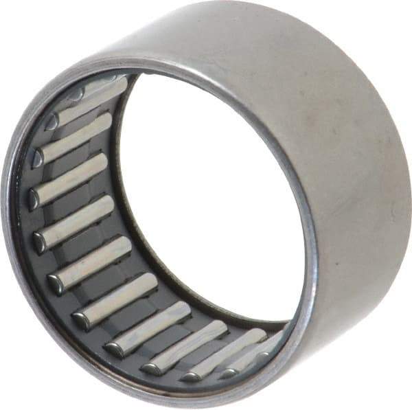 IKO - 1-1/8" Bore Diam, 4,250 Lb. Dynamic Capacity, 1-1/8 x 1-3/8 x 3/4", Caged, Open End, Shell Needle Roller Bearing - 1-3/8" Outside Diam, 3/4" Wide - Industrial Tool & Supply