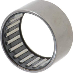 IKO - 1-1/8" Bore Diam, 4,250 Lb. Dynamic Capacity, 1-1/8 x 1-3/8 x 3/4", Caged, Open End, Shell Needle Roller Bearing - 1-3/8" Outside Diam, 3/4" Wide - Industrial Tool & Supply