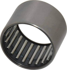IKO - 1-1/8" Bore Diam, 5,800 Lb. Dynamic Capacity, 1-1/8 x 1-3/8 x 1", Caged, Open End, Shell Needle Roller Bearing - 1-3/8" Outside Diam, 1" Wide - Industrial Tool & Supply